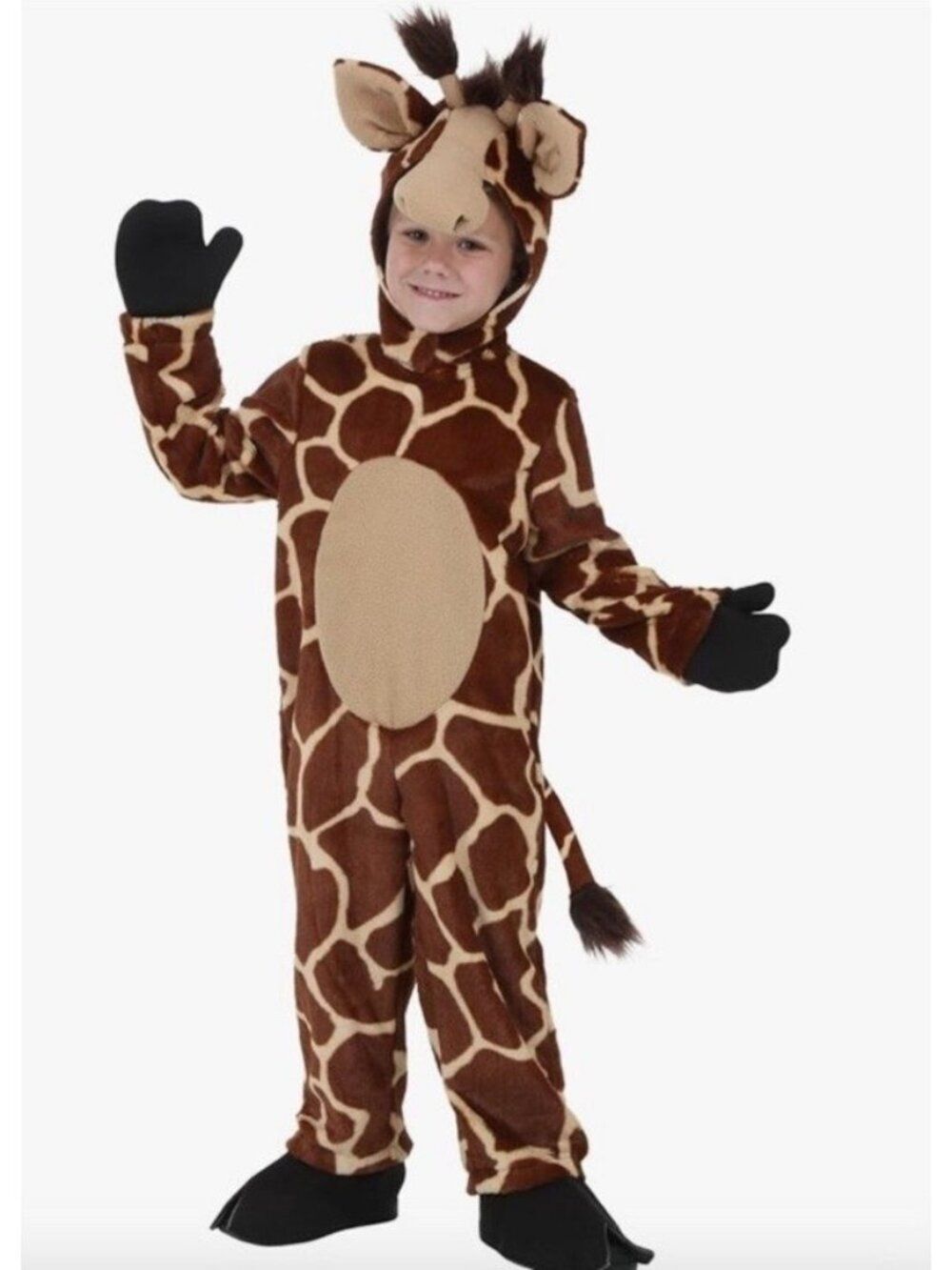 Boy or Girl Baby Toddler 12 - 18 Months Faux Fur Giraffe Complete Costume New
